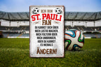 Blechschild ''Pauli Fan ´20'' 20x30cm