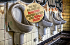 Magnet ''In order not to spray the toilet men sit'' 8x8x0.3cm