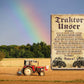 Blechschild ''Traktor Unser'' 20x30cm