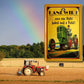 Blechschild ''Landwirt.. nur ein Held fährt aufs Feld'' 20x30cm