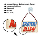 Tin Sign "First Everything!" 18x12cm