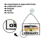 Blechschild ''Germany (Tor Flaggenfarben)'' 18x12cm