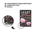 Tin Sign "Lillet Wild Berry" 20x30cm