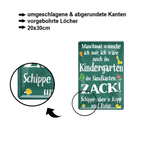 Blechschild ''Manchmal wünsche ich mir.. Kindergarten'' 20x30cm