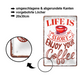 Blechschild ''Life is short enjoy your coffee'' 20x30cm