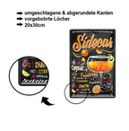 Blechschild ''Sidecar'' 20x30cm