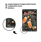 Blechschild ''Bellini'' 20x30cm