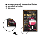 Blechschild ''Berliner Weisse Himbeere'' 20x30cm
