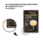 Tin Sign "Berliner Weisse The Original" 20x30cm