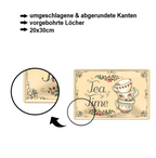 Blechschild ''Tea Time'' 20x30cm