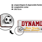 Blechschild ''Dynamo Mein Verein, meine Heimat'' 28x12cm