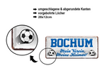 Blechschild ''Bochum Mein Verein, meine Heimat'' 28x12cm