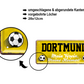 Blechschild ''Dortmund Mein Verein, meine Heimat'' 28x12cm