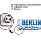 Blechschild ''Berlin Mein Verein, meine Heimat'' 28x12cm