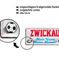 Blechschild ''Zwickau Mein Verein, meine Heimat'' 28x12cm