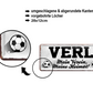 Blechschild ''Verl Mein Verein, meine Heimat'' 28x12cm