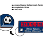 Blechschild ''Heidenheim Mein Verein, meine Heimat'' 28x12cm