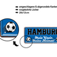 Blechschild ''Hamburg Mein Verein, meine Heimat'' 28x12cm