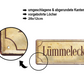 Blechschild ''Lümmelecke (braun)'' 28x12cm