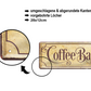 Blechschild ''Coffee Bar'' 28x12cm